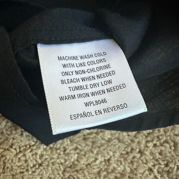 Alfani Men's Casual Button Down Shirt - Black - Picture 3 of 7